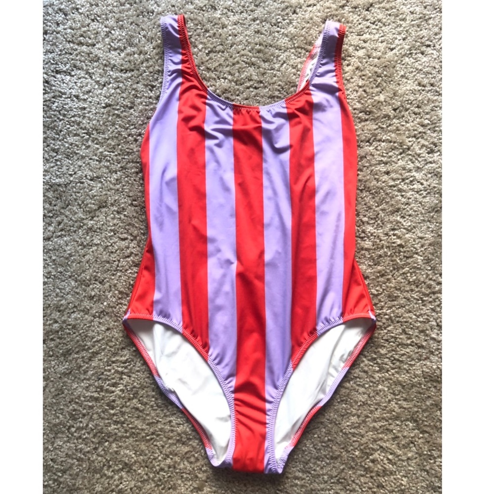 Solid and striped Anne Marie one piece